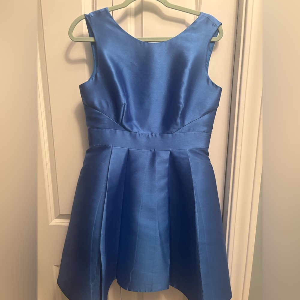 Kate Spade Vibrant Blue Backless Silk Dress - Picture 3 of 5